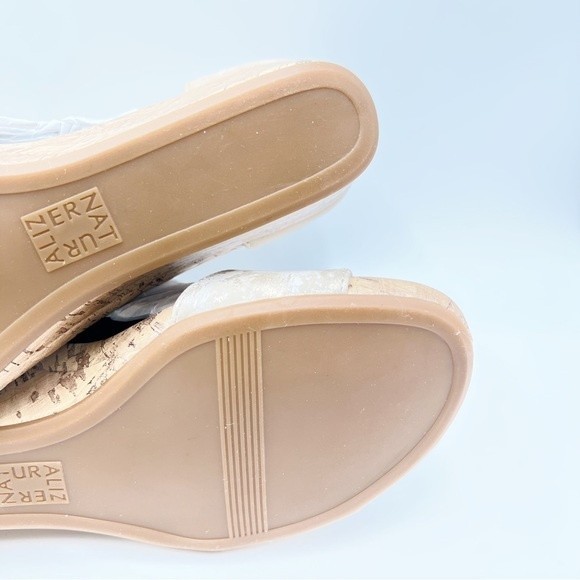 Naturalizer Womens Size 10 Areda Cork Platform Wedges Sandals Heels Shoes NEW - Picture 12 of 16